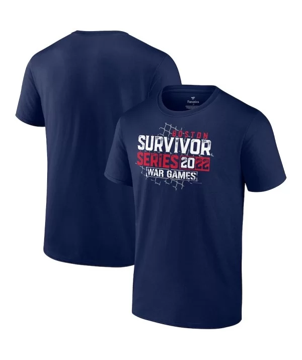 Men's Navy 2022 Survivor Series War Games T-Shirt $11.52 T-Shirts