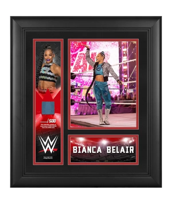 Bianca Belair Framed 15" x 17" Collage with a Piece of Match-Used Canvas - Limited Edition of 500 $22.40 Home & Office