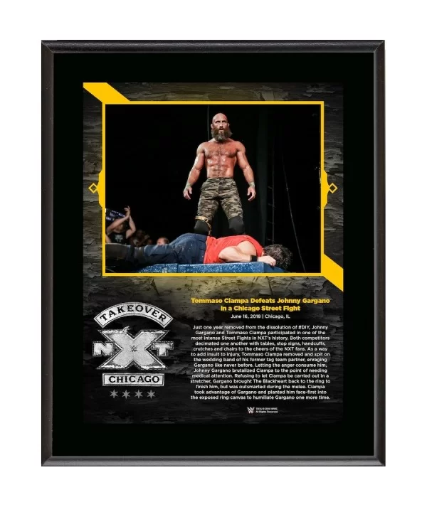 Tommaso Ciampa 10.5" x 13" NXT TakeOver: Chicago Sublimated Plaque $7.92 Home & Office