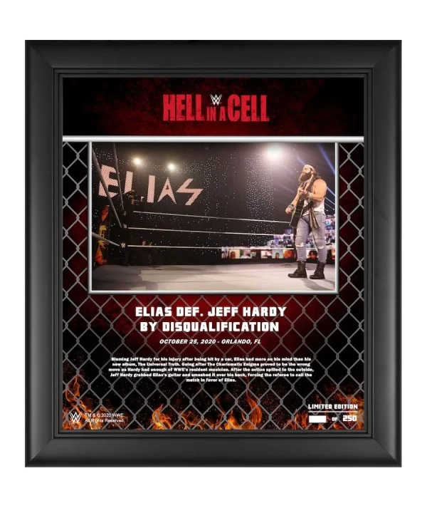Elias WWE Framed 15" x 17" 2020 Hell In A Cell Collage - Limited Edition of 250 $20.16 Collectibles