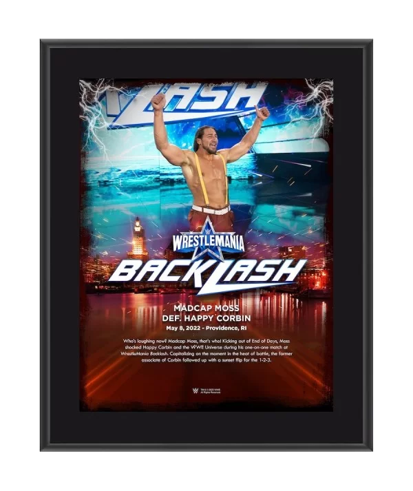 Madcap Moss 10.5" x 13" WrestleMania Backlash Sublimated Plaque $9.84 Collectibles