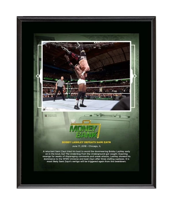 Bobby Lashley Framed 10.5" x 13" 2018 Money In The Bank Sublimated Plaque $7.20 Collectibles