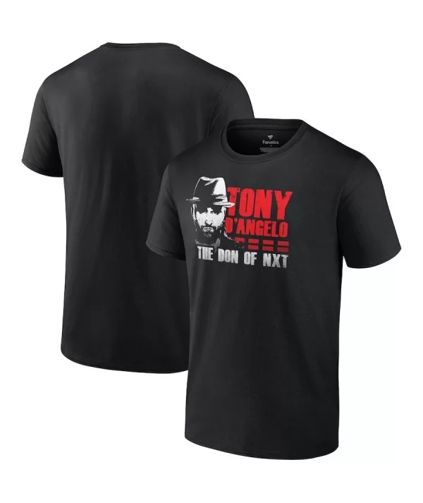 Men's Fanatics Branded Black Tony D'Angelo The Don of NXT T-Shirt $7.92 T-Shirts