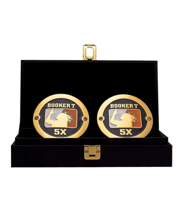 Booker T Championship Replica Side Plate Box Set $24.80 Collectibles
