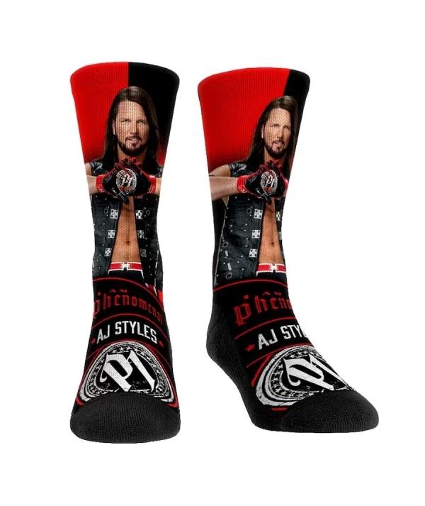 Youth Rock Em Socks AJ Styles Stare Down Crew Socks $6.00 Apparel
