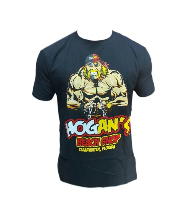 Split Hogan Face Black Tee $8.40 Apparel