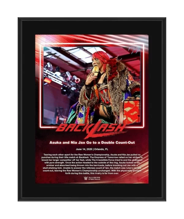 Asuka WWE Framed 10.5" x 13" 2020 Backlash Collage $7.92 Home & Office