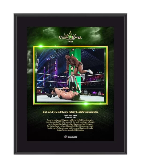 Big E Framed 10.5" x 13" 2021 Crown Jewel Sublimated Plaque $7.20 Collectibles